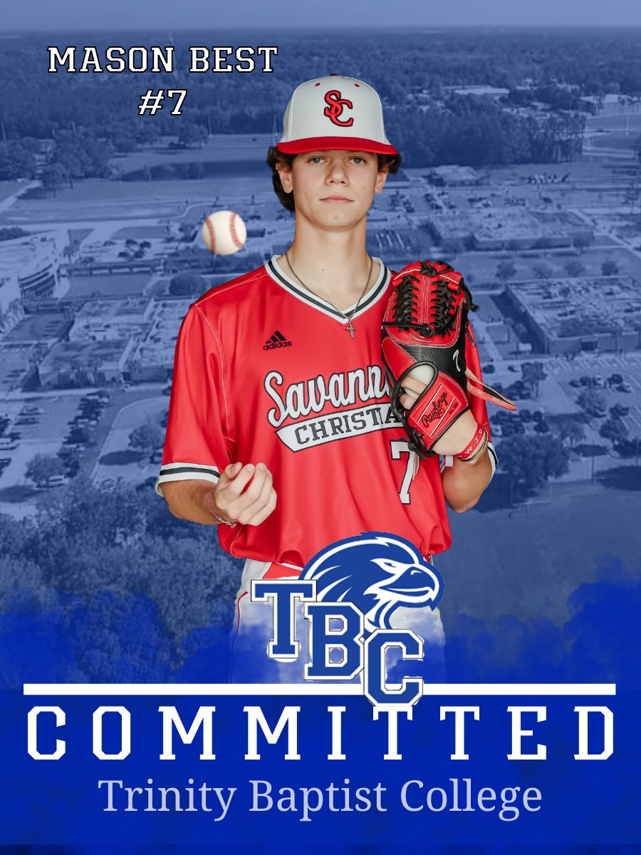 Congratulations to Mason Best on committing to play baseball at Trinity Baptist College!