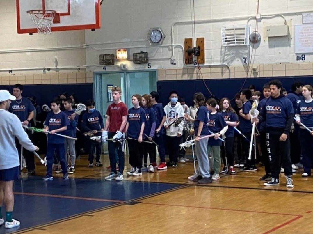 bleekerpride's tweet photo. JHS 185 and BELL Academy held a free lacrosse clinic for our students this Sunday, thanks to our partnership with CityLax.  It was a fun and active morning! @PrincipalMshar @bleekerpride #bleekerstrong https://t.co/8tA2vvrP42