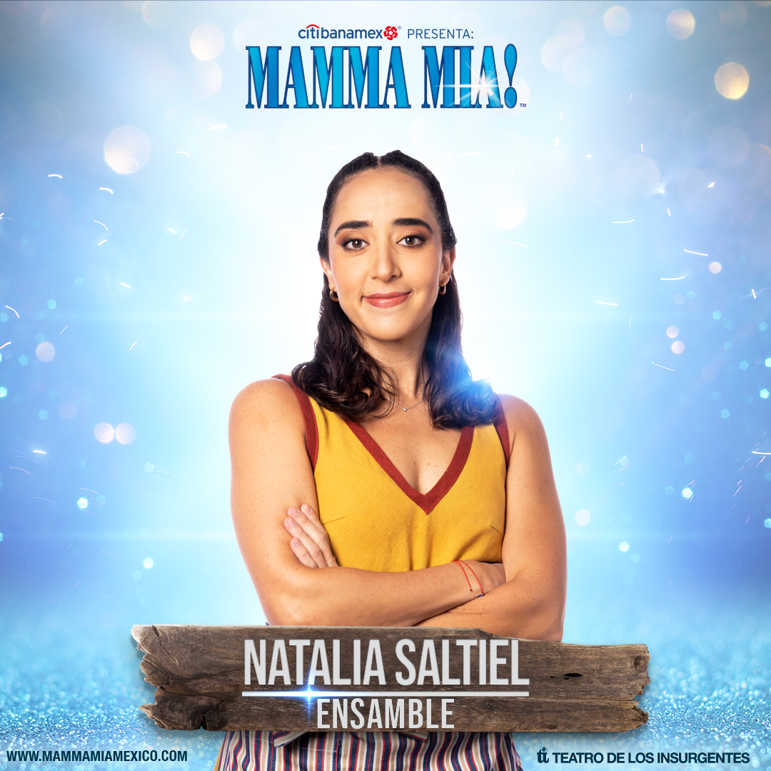 ⭐️Natalia Saltiel⭐️ <a href="/NatSaltiel/">Natalia Saltiel</a> bailarina, cantante, actriz y parte del equipo de ensamble que te hará bailar y cantar al ritmo de ABBA. 🎤

#MammaMia #MammaMiaElMusical #TuTeatroDeLosInsurgentes #Musical #Teatro #México #Broadway