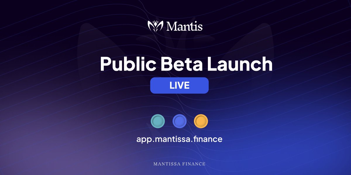 MantisSwap's tweet photo. 🚀🎉 @MantisSwap Public Beta is now live on @0xPolygon Mainnet! 🚀🎉

🌐 https://t.co/Ee3lk95U6a

💲 Users can now deposit their USDC, USDT or DAI

💪 Get ready to experience single-sided LPing with maximum capital efficiency &amp; protection against principal losses all in oneplace https://t.co/HcFM9T7eUT