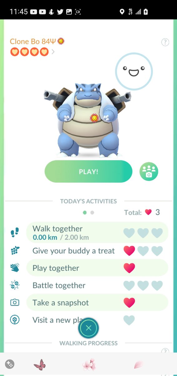 BlackUniGryphon's tweet photo. #BestBuddy #BuddyPokemon 
#PokemonGO #MyPokemonGoLife #MyPokemonGoCareer #ClonePokemon https://t.co/FF6BdibbZ1