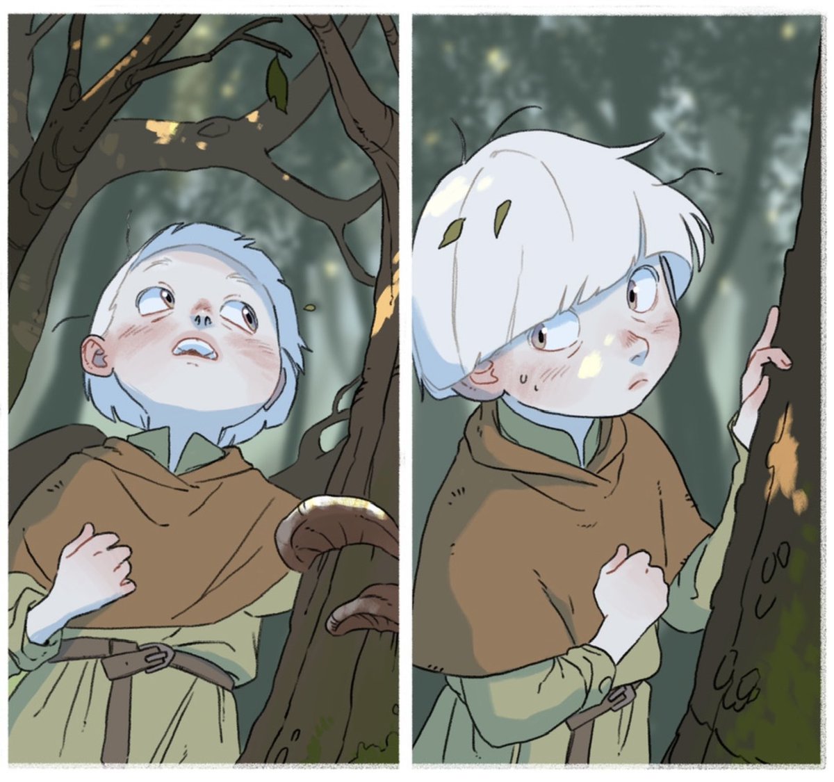 Another couple snippets from Rebis, me and @IreneLastHope comic, out in Italy in May! 