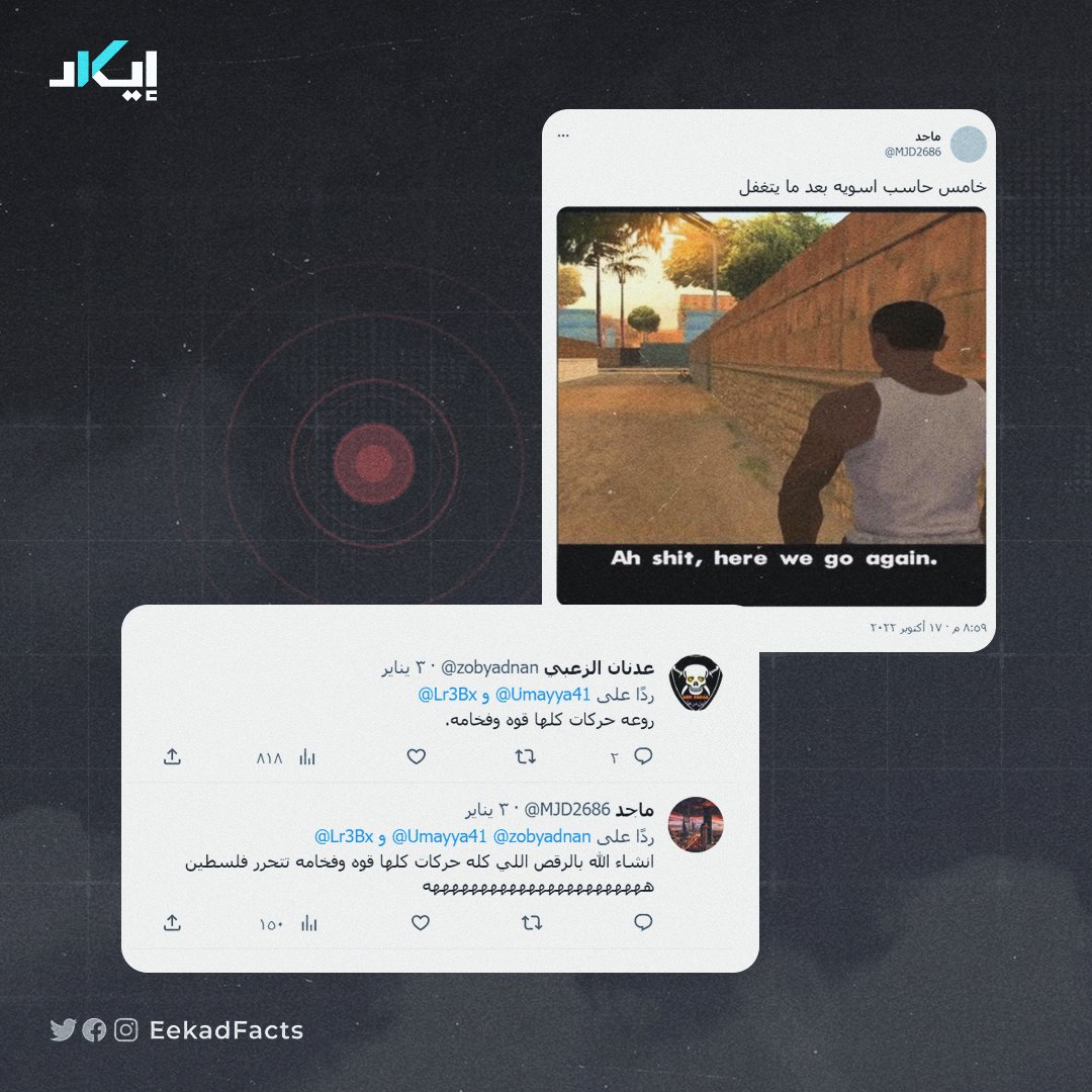 EekadFacts's tweet photo. 🔻من بين الحسابات الأخرى المضخمة لتفاعل "الفلسطينيين no context" كان حساب "MJD2686" الذي يتفاعل من خلال الحاسوب فقط، كما أن نسبة الردود لديه 95.6%، ولا يكاد يتوقف عن التغريد طوال اليوم، كما أن لغته العربية ركيكة. https://t.co/Prq35zyIo0