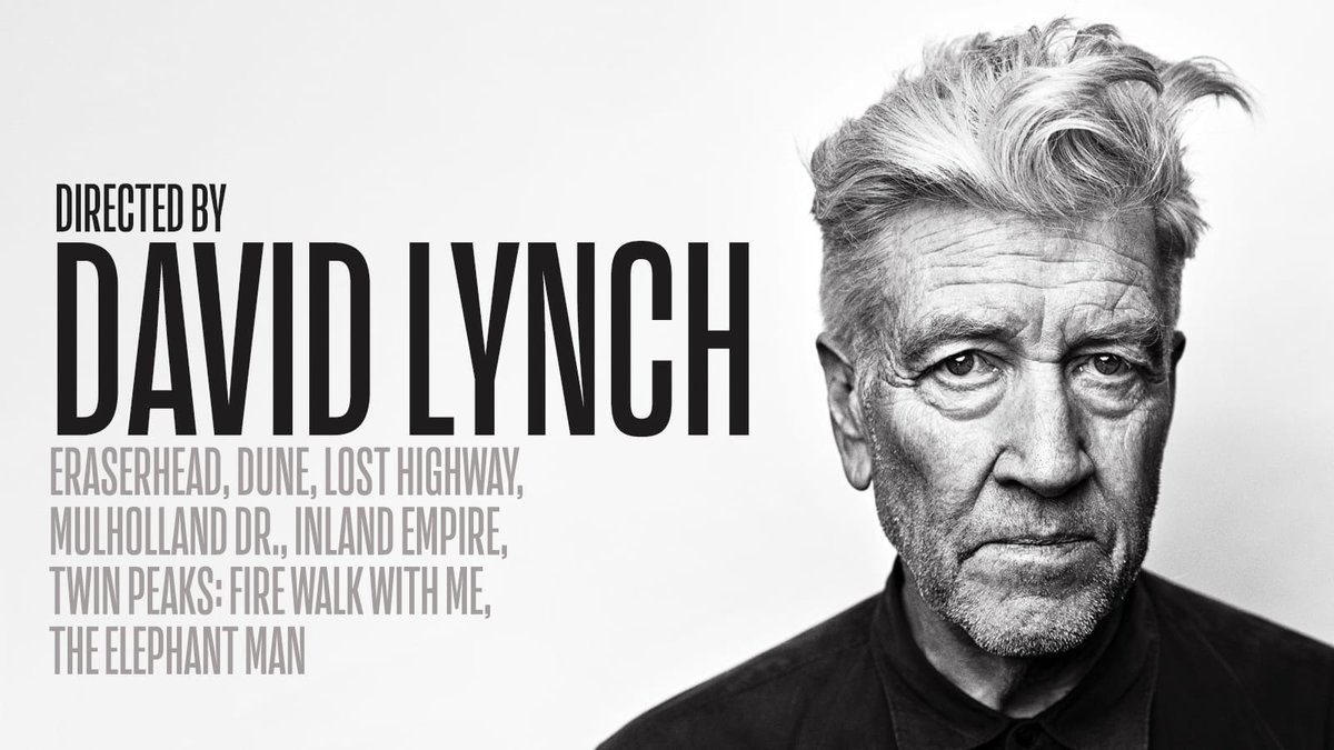 Directed by David Lynch ☕️ Coming to the Channel April 1! criterion.com/current/posts/…

📺 Streaming for the first time, newly restored masterpieces LOST HIGHWAY and INLAND EMPIRE
📺 DUNE 
📺 ERASERHEAD
📺 TWIN PEAKS: FIRE WALK WITH ME
📺 MULHOLLAND DR.
and more!
