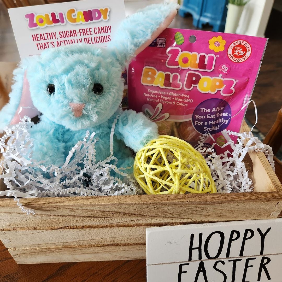 Who is ready to have a Hoppy Easter with Zolli?
Zolli Candy are sugar-free, vegan/vegetarian, KETO, gluten-free, allergy-friendly*, made with natural flavors, have no artificial colors &amp; kosher. Fun, delicious candy everyone can enjoy! shop.zollipops.com

Credit: @jana…