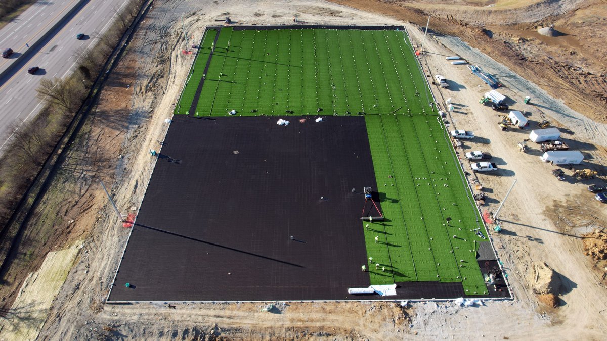 Turf is being laid at our training facility! It won't be too long before we've got balls rolling. 

🤩🔜