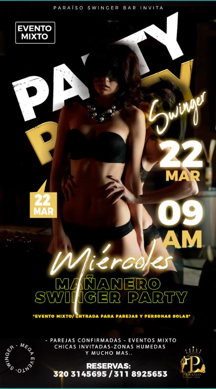 SwingerParaiso's tweet photo. 🌟MIÉRCOLES 22 DE MARZO🌟 Ven y disfruta del mejor ambiente SW en el paraíso🔥😈 hermosas invitadas💃🏻y varías parejas confirmadas👩🏻❤️👨🏻. Excelentes zonas húmedas 📲3118925653✅Reserva AHORA #HMH #SWINGER #SW #SEX #MHM #PARAISO #añonuevo #party #rumbasw https://t.co/HG4VhfDZ7J