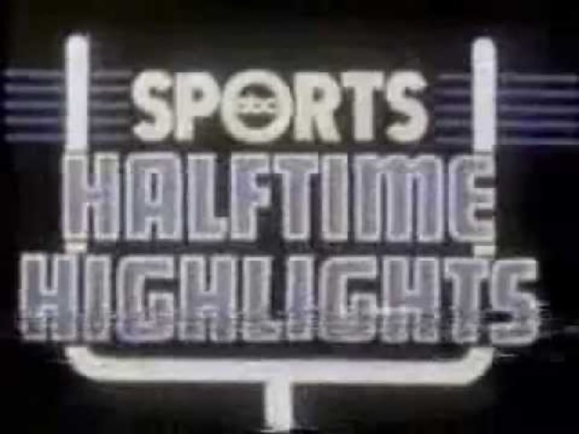 Super70sSports's tweet photo. Throw up a hand if you remember when Howard Cosell narrating Halftime Highlights was the best five minutes of the week every football season. https://t.co/IWJ3feNby7
