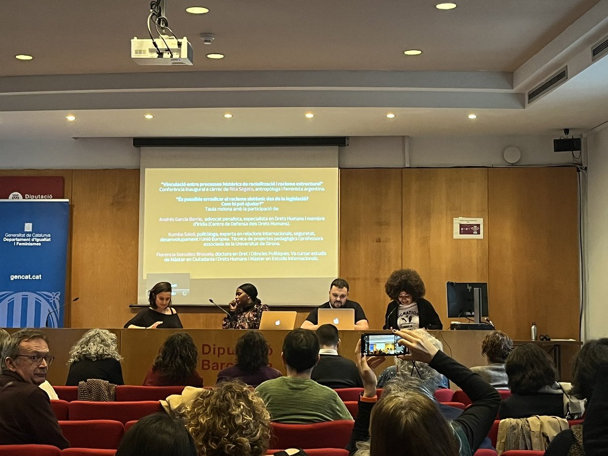 ProHabitatge (@prohabitatge) on Twitter photo Avui l'entitat ha assistit a l'acte institucional del Dia Internacional per a l'eliminació de la discriminació racial organitzada per <a href="/govern/">Govern de Catalunya</a> i #departamentdigualtatifeminismes. Seguim treballant juntes per lluitar contra les discriminacions i el racisme.
#dretshumans Avui l'entitat ha assistit a l'acte institucional del Dia Internacional per a l'eliminació de la discriminació racial organitzada per <a href="/govern/">Govern de Catalunya</a> i #departamentdigualtatifeminismes. Seguim treballant juntes per lluitar contra les discriminacions i el racisme.
#dretshumans