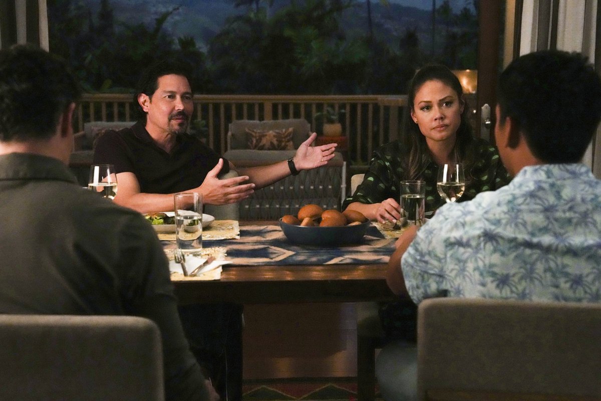 Which side of the table would you want to be on? 😬 New EP tonight! Written by <a href="/MeganBacharach/">Megan Bacharach</a> Directed by Loren Yaconelli #NCISHawaii <a href="/NCISHawaiiCBS/">NCIS: Hawai'i</a>