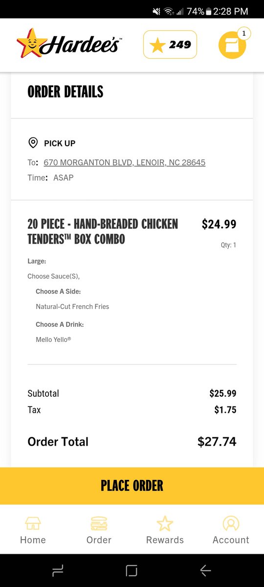 Astherad's tweet photo. @Hardees Y'all better watch out, Hardee's is trying to scam you like ticketmaster... https://t.co/BSWiIF8Mnn