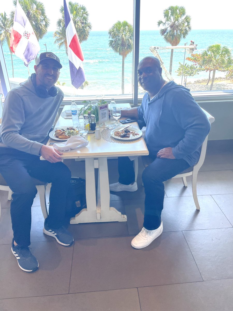 Hanging with my guy <a href="/bpatrick31/">Bronswell Patrick</a> in the DR 🇩🇴 looking forward to meeting all the new A’s rookie ball players ⚾️ <a href="/athletics/">Athletics</a>