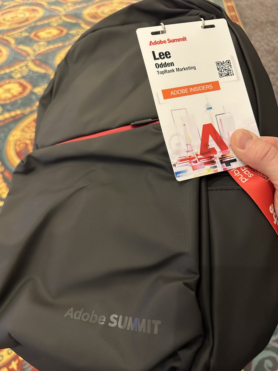 leeodden's tweet photo. I’m super excited to attend #AdobeSummit 2023 live and in-person! Huge thanks to @AdobeExpCloud for having me as one of a few #AdobePartner “Insiders” along with @tyrona, @KatieMartell, @GoldieChan, @petershankman, @MiriRod, @BrendanHufford, @neilpatel, @SofiyaDeva ++ https://t.co/upRrejgp4n