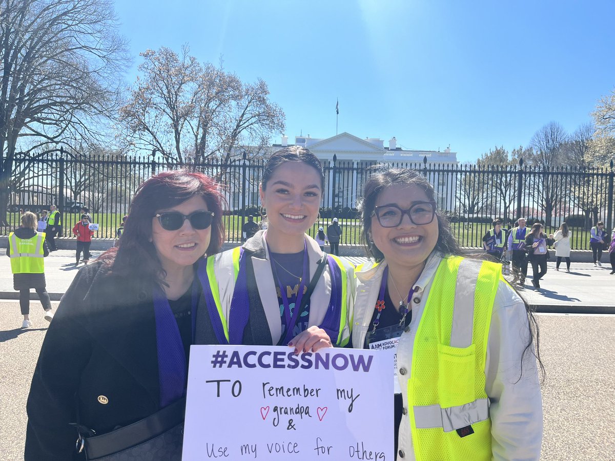 amamarcelos's tweet photo. Proud of the work these two amazing advocates, Amanda &amp; Patricia, and the other 73 CA advocates are doing to expand access to FDA-approved! #AlzForum https://t.co/KKGopw0sci
