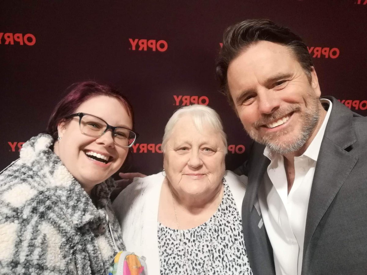 Thank you again <a href="/CharlesEsten/">Charles Esten</a> &amp; Patty for ending our girls with another beautiful moment! She hasn’t stopped talking about it lol…Y’all made her Birthday trip special…  <a href="/opry/">Grand Ole Opry</a>