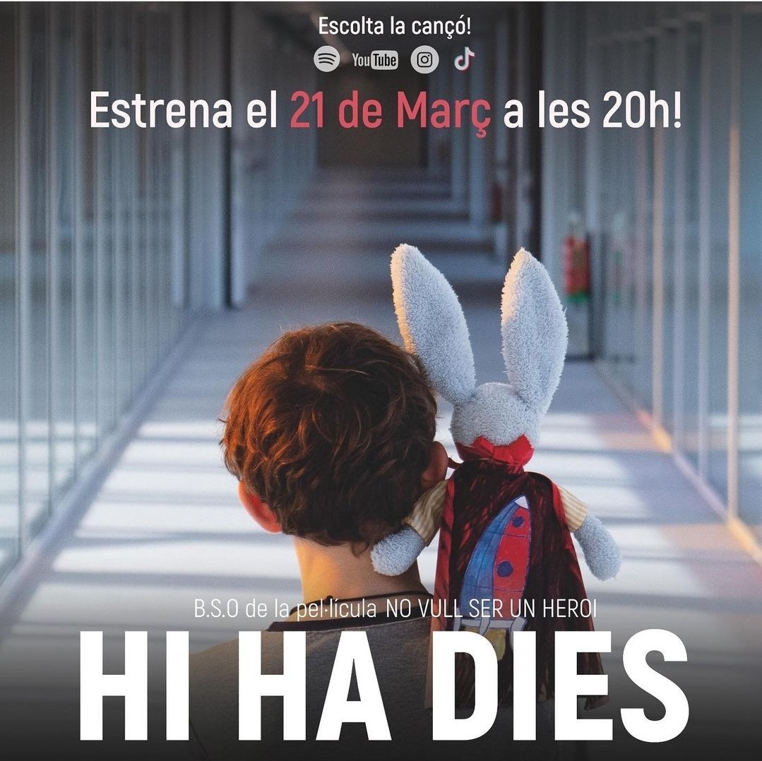 MuaSolidaris's tweet photo. “Hi ha dies” 🌞🌨⚡️☔️🌤🌈

Així es titula la cançó que forma part de la banda sonora del curt “No vull ser un heroi”, de MUA solidaris @muasolidaris

🌸🌼🌻 Dimarts 21 de març a les 20h, amb l’inici de la primavera, ja podreu escoltar la cançó a @spotify i totes les plataformes! https://t.co/Ddx9zpJ7TX