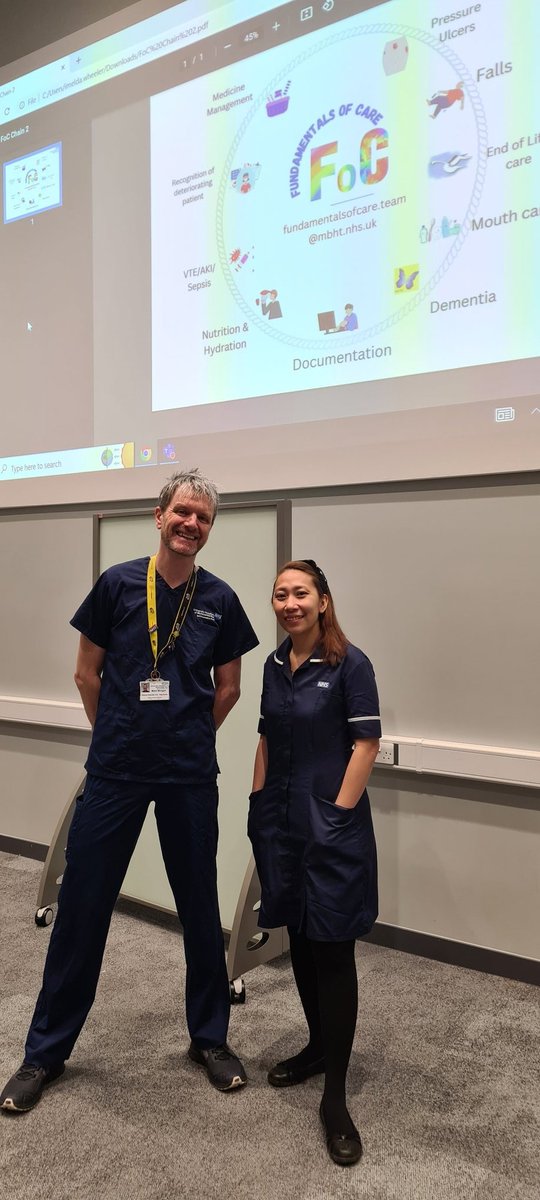 A great big #thankyou to the Fundamentals of Care team or FoC as they like to be known 😁 for a really entertaining session with all our 3rd Year students nurses across all fields. It was great to see you both at Lancaster⭐ #nurse #learningdisabilitynurse #futurecareer #LDNurse