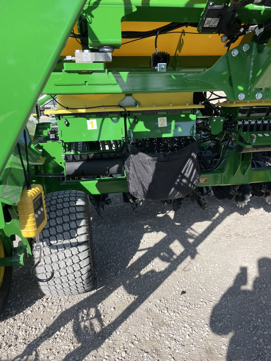 Erin can’t contain her excitement when calibrating the soybean drill!
.
.
.
#hardworkingwoman #soybeans #johndeere #springiscoming