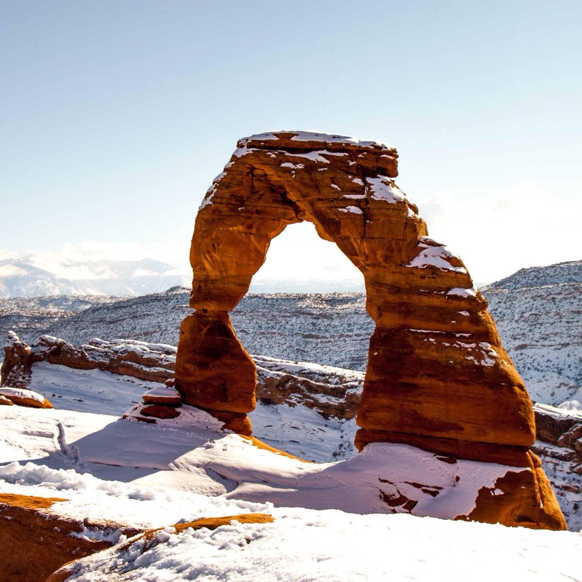 This week, Utah crossed 700' of snow for the season. That's one Delicate Arch of snow! And it keeps on coming. ❄️