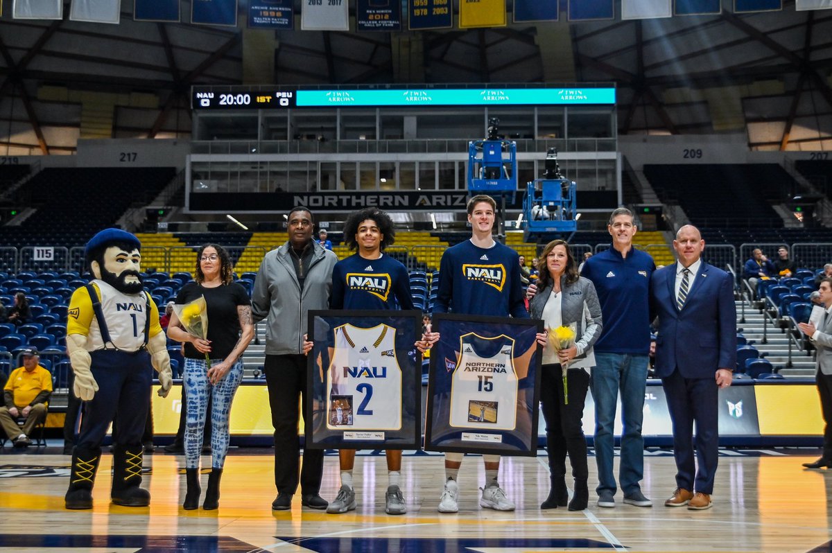 NAU Men's Basketball tweet media