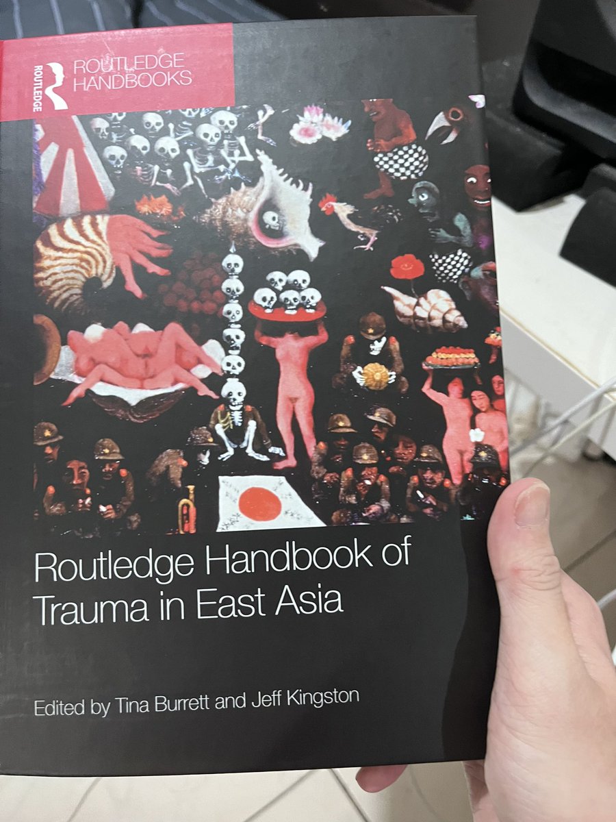 brianhioe's tweet photo. Received my copy of the Routledge Handbook of Trauma in East Asia today! Have a chapter on representation of the Taiwanese White Terror in pop culture in there, honored to be in here alongside so many distinguished authors https://t.co/VlXHbNlecA