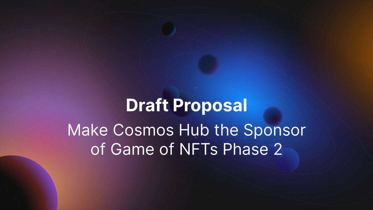 Cosmos Hub Governance tweet media