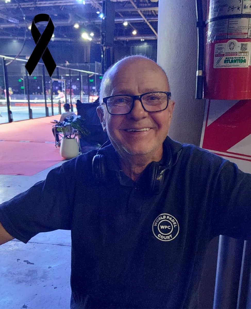 ➡️ Con enorma tristeza despedimos a Raul Vivarez 💔 
Mas de 30 años junto al circuito profesional armando la cancha por la que han pasado los mejores jugadores de la historia 🏆
➡️ Nuestras condolencias a familiares y amigos 😢 QEPD 🙏