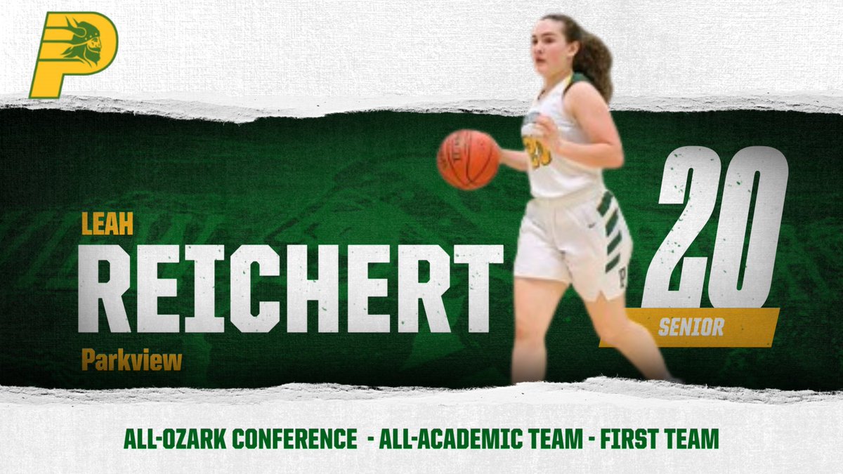 Congratulations to Leah Reichert for being named to All-Ozark Conference - All-Academic First Team
