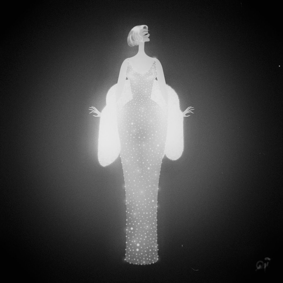 GV_Drawings's tweet photo. Marilyn Monroe - Happy Birthday Mr. President, 1962 
If colors really have a symbolic meaning, this is what I see Marilyn Monroe with: a naked and delicate color that blends yellow and gray, gold and dust. Tribute to Her and to @bobmackie, who designed the famous dress✨ https://t.co/NqLIcSE6AY