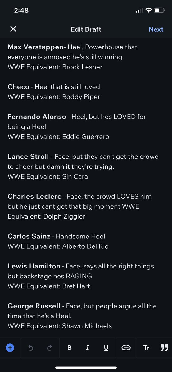 Cooking something up <a href="/TheRedFlags_Pod/">The Red Flags Pod</a>