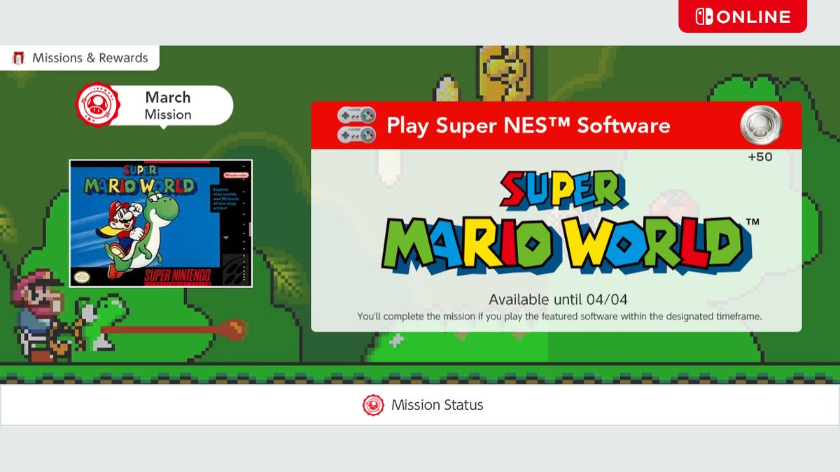 Levichev's tweet photo. #MissionsAndRewards #NintendoSwitchOnline_PL #NintendoSwitchOnline #NintendoSwitch https://t.co/kzkvEMMaTw