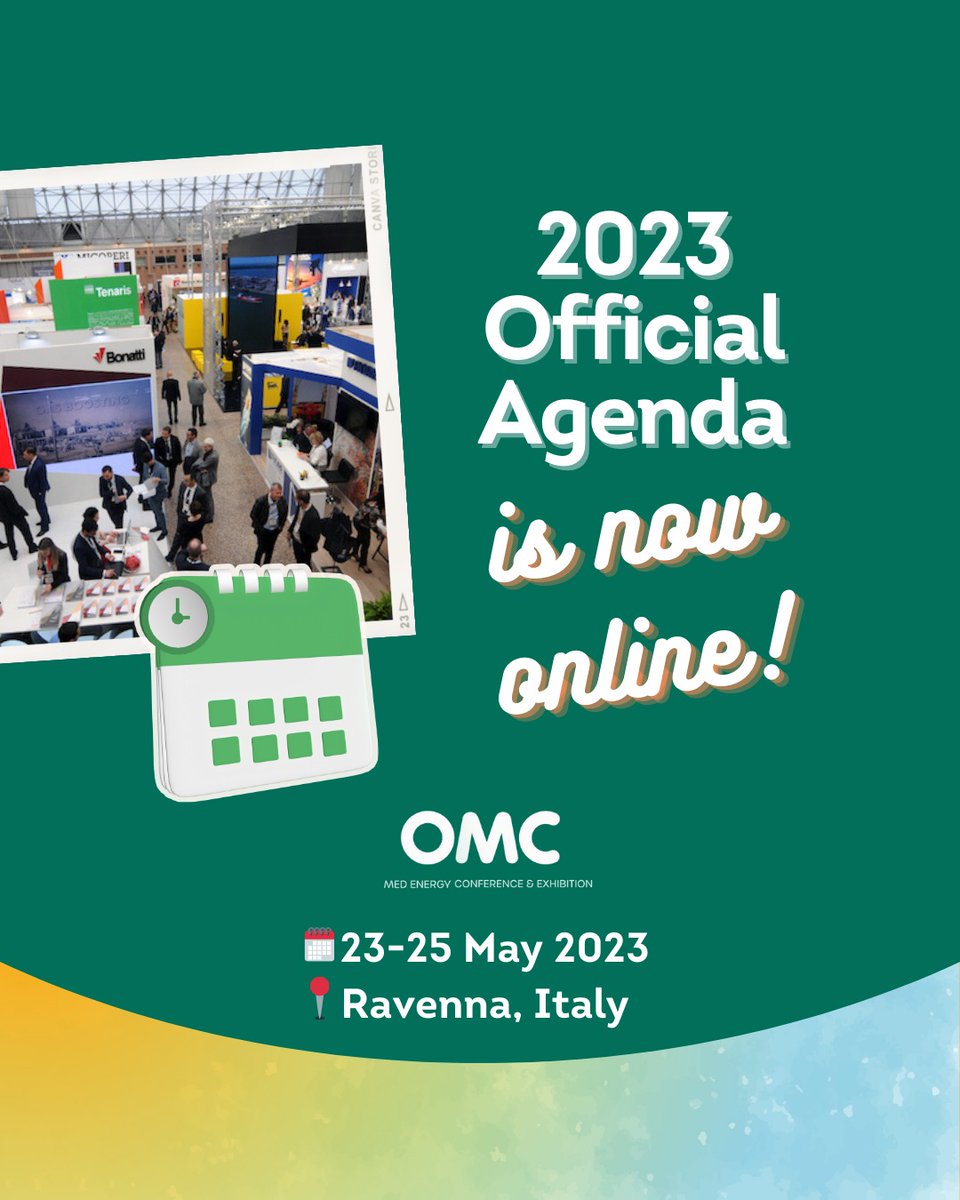 Curious to discover our new 2023 agenda? Navigate through our website and discover the program from the 22nd to 25th of May in Ravenna, Italy.

📅 Check out the days and don’t forget to register and book your package to enjoy the #OMC experience! 

🔗 omc.it/en/event-at-a-…