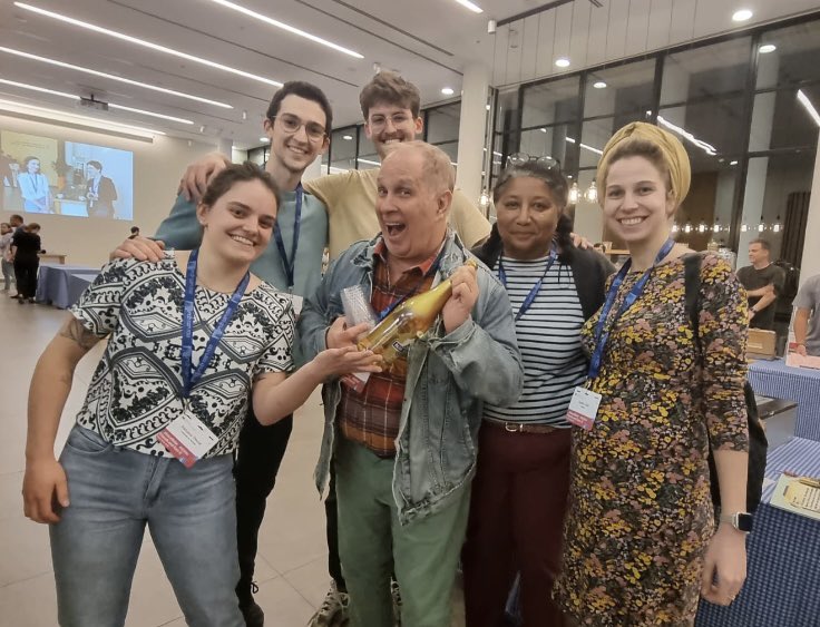 This evening at our EVs meeting in Tel Aviv, Our team won the game in around 20 min! We got a bottle of champagne with gold leafs!!!!
