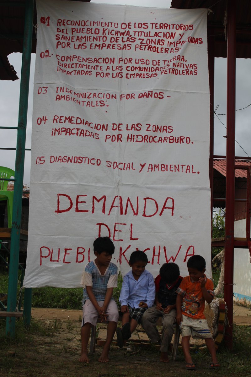 Las comunidades de las #CuatroCuencas han visto sus fuentes de vida contaminadas. Merecen reparación y justicia. 
#ElTerritorioSeDefiende
#TitulaciónYa