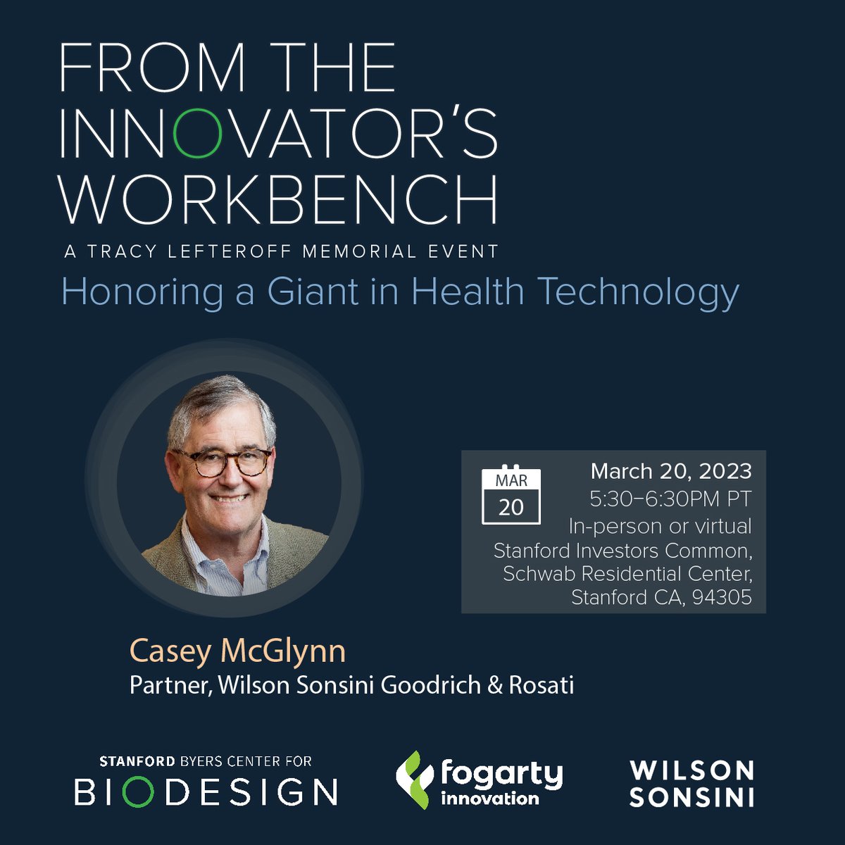 SUBiodesign's tweet photo. Starting in an hour! Catch the livestream here https://t.co/BMGIf0tWde. #InnovatorsWorkbench
@FogartyInnov @MedTechStrat @wilsonsonsini https://t.co/syg3DCFQ9c