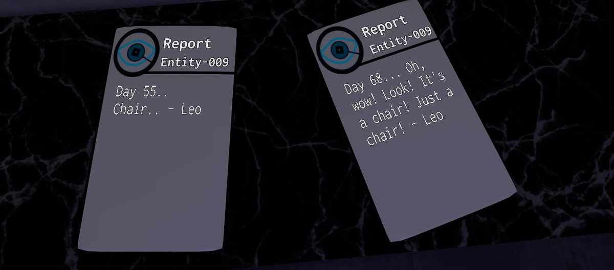 FRReporters's tweet photo. 3/20/2023 Site Echo Teaser || "At Site Echo we will be containing plenty of myths as well as entities! I present to you Entity-009, it may look like just a regular chair but I'd recommend watching from behind the glass! I do wonder what happened to Leo though..." https://t.co/zi3bX9NReY