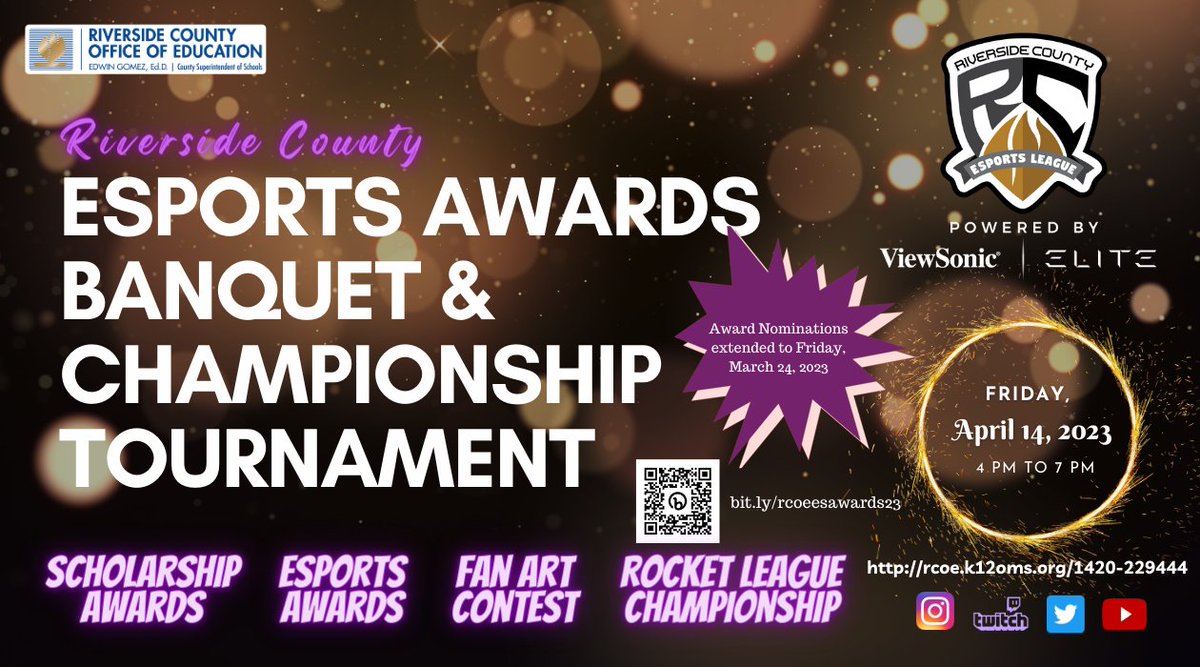 We've extended the nomination deadline until Friday, March 24, 2023. Riverside County students, staff, parents, and educational partners make your nominations today!