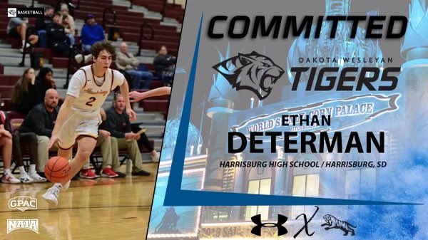 Ethan Determan (@e_determan) on Twitter photo Excited to announce that I will be continuing my academic and athletic career at Dakota Wesleyan University. Thank you to my coaches, teammates, and family for all of the support. <a href="/Coach_Wilber/">Matt Wilber</a> @CoachTNewt_DWU <a href="/easy_gw3/">GDUB ๐</a> <a href="/HarrisburgBBB/">Harrisburg BBB</a> <a href="/TylerMaschino/">Tyler Maschino</a> #BleedBlue Excited to announce that I will be continuing my academic and athletic career at Dakota Wesleyan University. Thank you to my coaches, teammates, and family for all of the support. <a href="/Coach_Wilber/">Matt Wilber</a> @CoachTNewt_DWU <a href="/easy_gw3/">GDUB ๐</a> <a href="/HarrisburgBBB/">Harrisburg BBB</a> <a href="/TylerMaschino/">Tyler Maschino</a> #BleedBlue