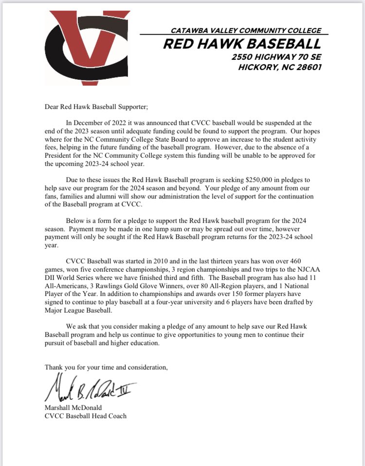 CVCC Baseball tweet media