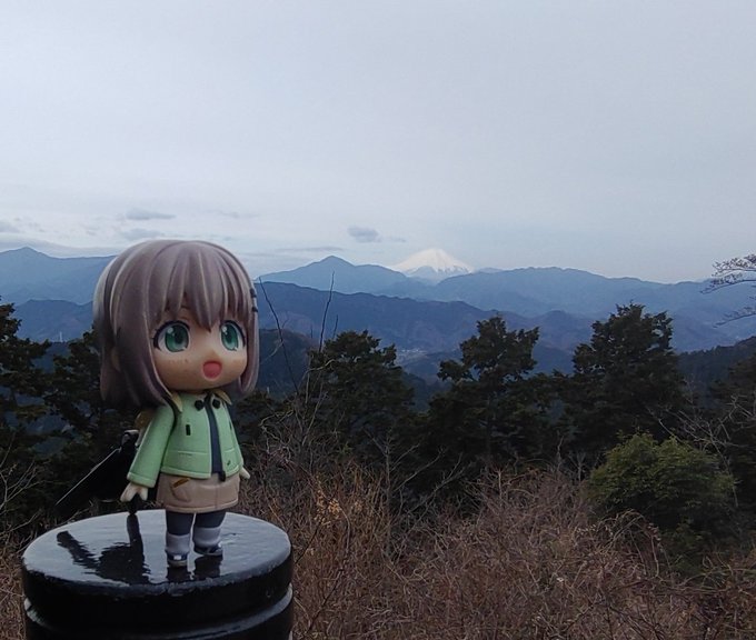 まさかの富士山。#ヤマノススメ 
