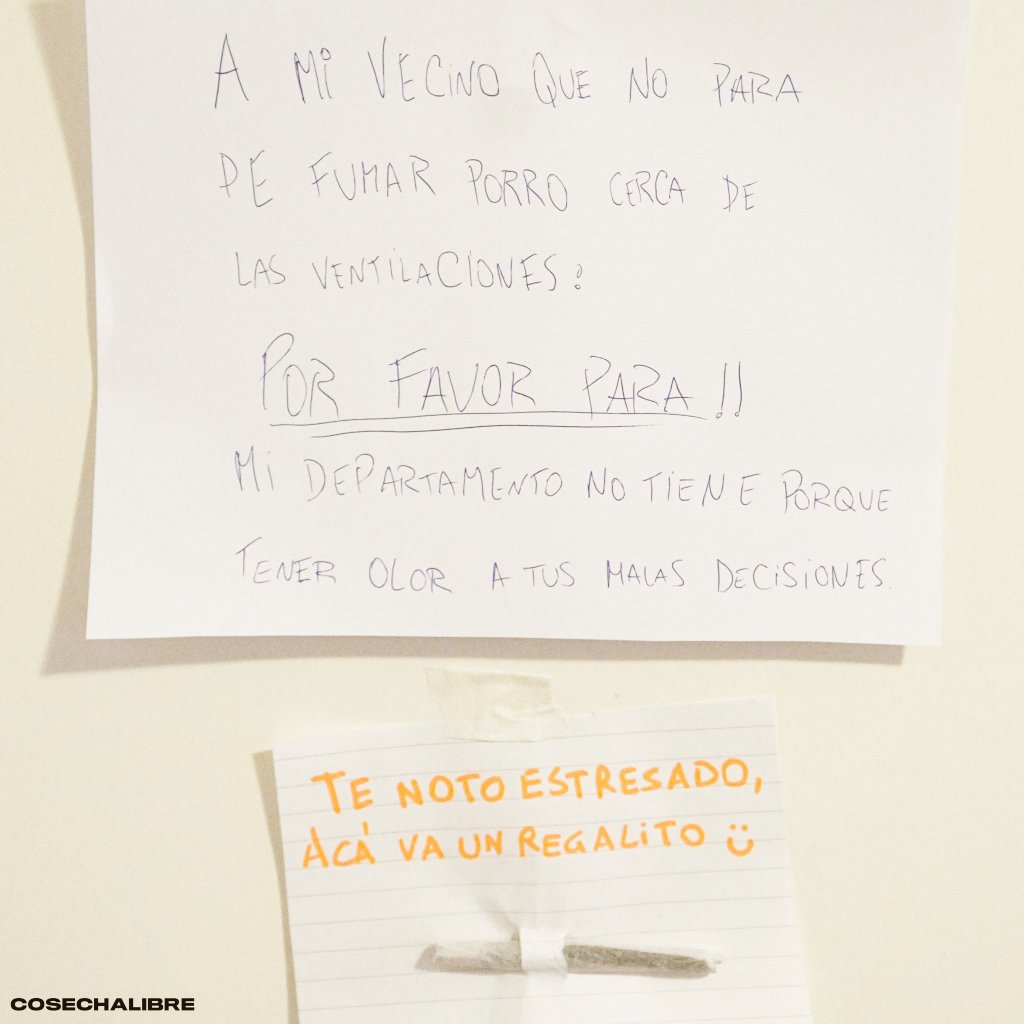 luthinkheknows's tweet photo. • Au • L'arry • Fumate uno • Corto •

H'arry está harto de sentir el olor a porro en su departamento, por lo que decide dejar una nota en la pared de al lado de su casa.

L'ouis lee el cartel y decide responderle una boludez y de paso dejarle un regalito ;). https://t.co/ORaufT1p55