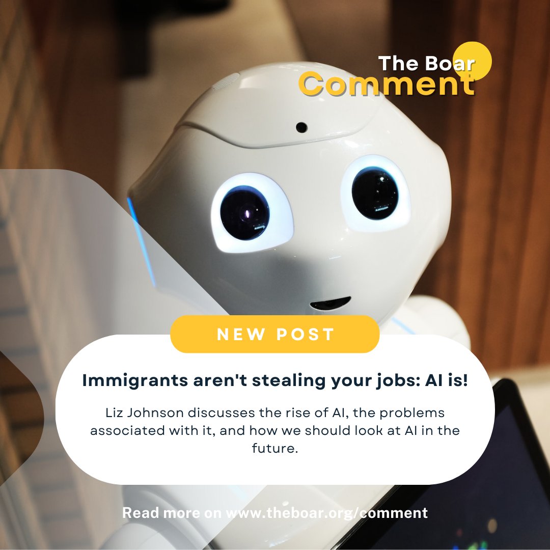 BoarComment's tweet image. Liz Johnson comment: "AI has to draw the line between moral and immoral and between fiction and reality"

Read the full article here: theboar.org/2023/03/ai/

Image: Alex Knight / Unsplash