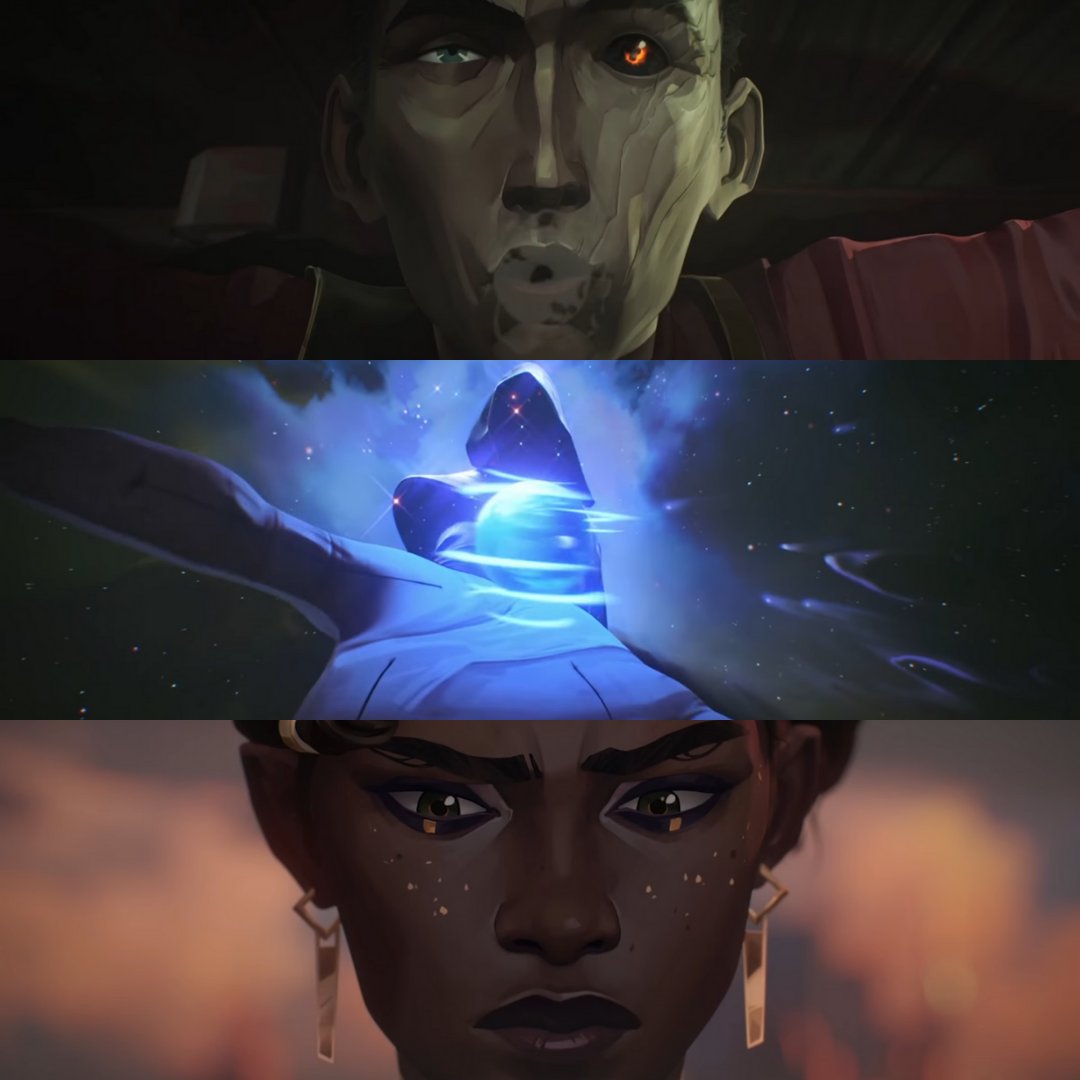 ClaquetaFM's tweet photo. ¡Sumérgete en el impresionante mundo de la serie Arcane! Sus impresionantes imágenes y animaciones te dejarán sin aliento. ¡No te pierdas esta experiencia visual única que redefine la belleza en la pantalla! #Arcane #Series #BellezaVisual #ArteEnPantalla https://t.co/czO1ZYQKl6