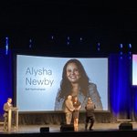 Image for the Tweet beginning: Congrats to Alysha Newby of