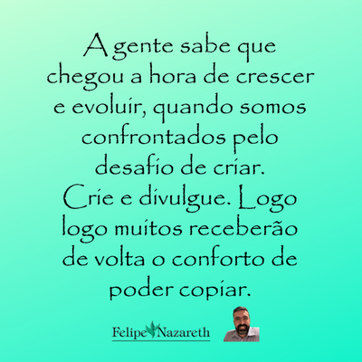 felipefnazareth's tweet photo. #felipenazareth #criatividade #criação #coronavirus #crise #quarentena #isolamento #psicologiaclinica #psicoterapia #desafio #problema #medo #panico #paz #autoconhecimento  #autosabotagem #sabedoria #saudeemocional #saudemental #desenvolvimentohumano #desenvolvimentopessoal https://t.co/xHPrWXrxlx