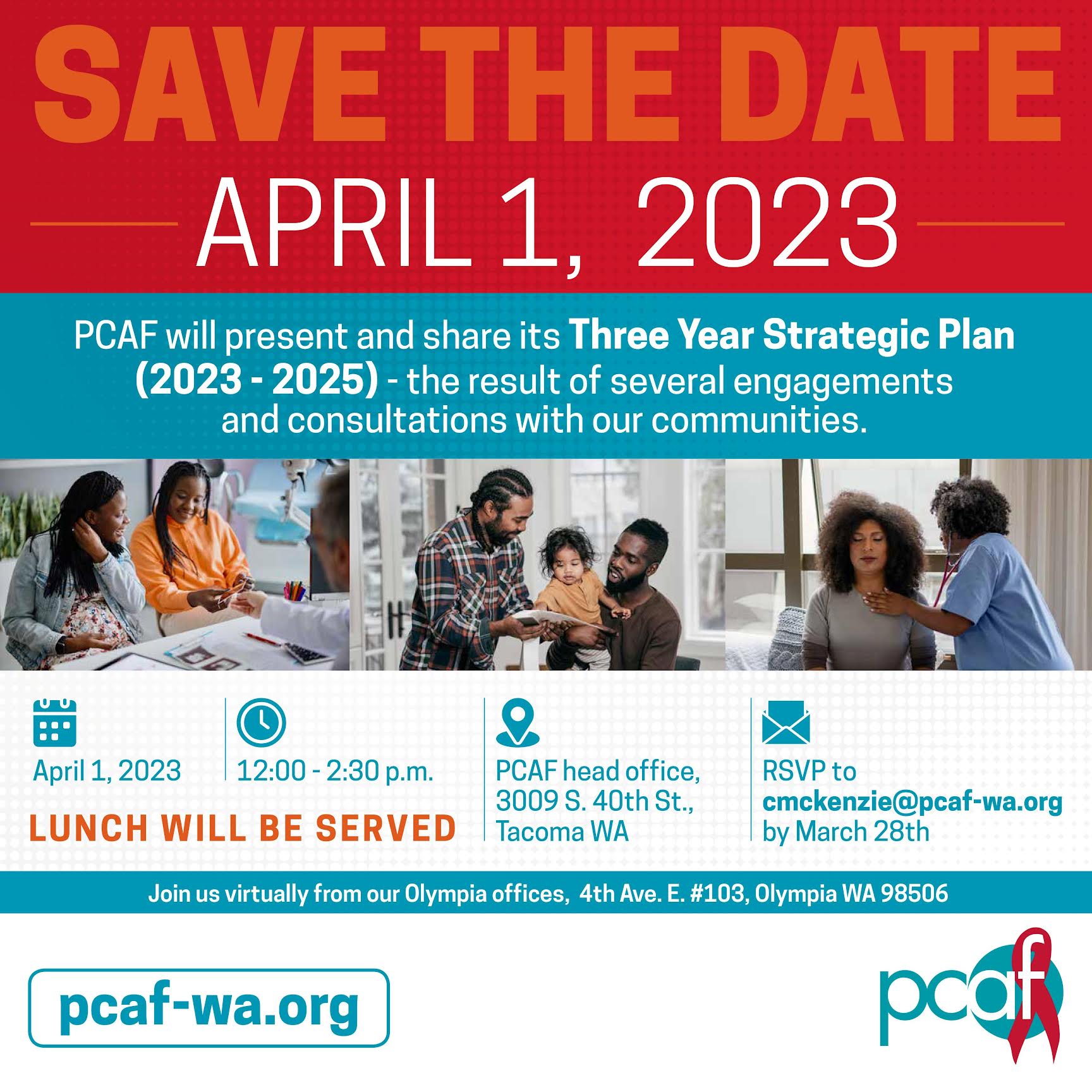 PCAF on Twitter "SAVE THE DATE‼️ PCAF will present and share its THREE