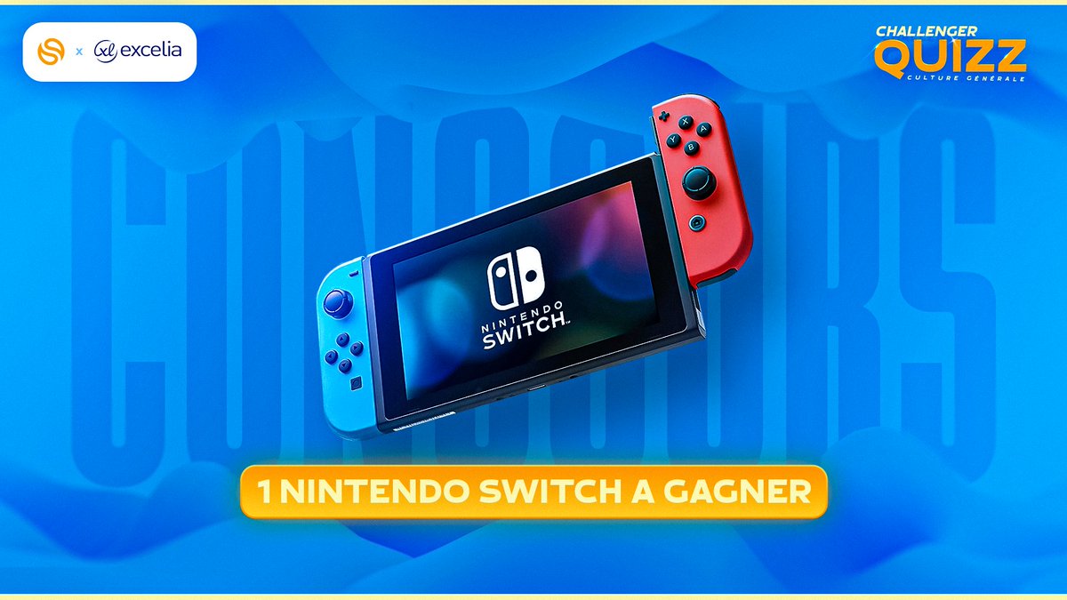 SolaryTV's tweet photo. Excelia vous fait gagner une Switch pour votre projet-Glutonny 🫡

Il te suffit juste de :
👉 Follow @ExceliaGroup &amp; @SolaryTV 
👉 RT et commenter avec la capitale du Brésil ? https://t.co/2qXj03dVP8