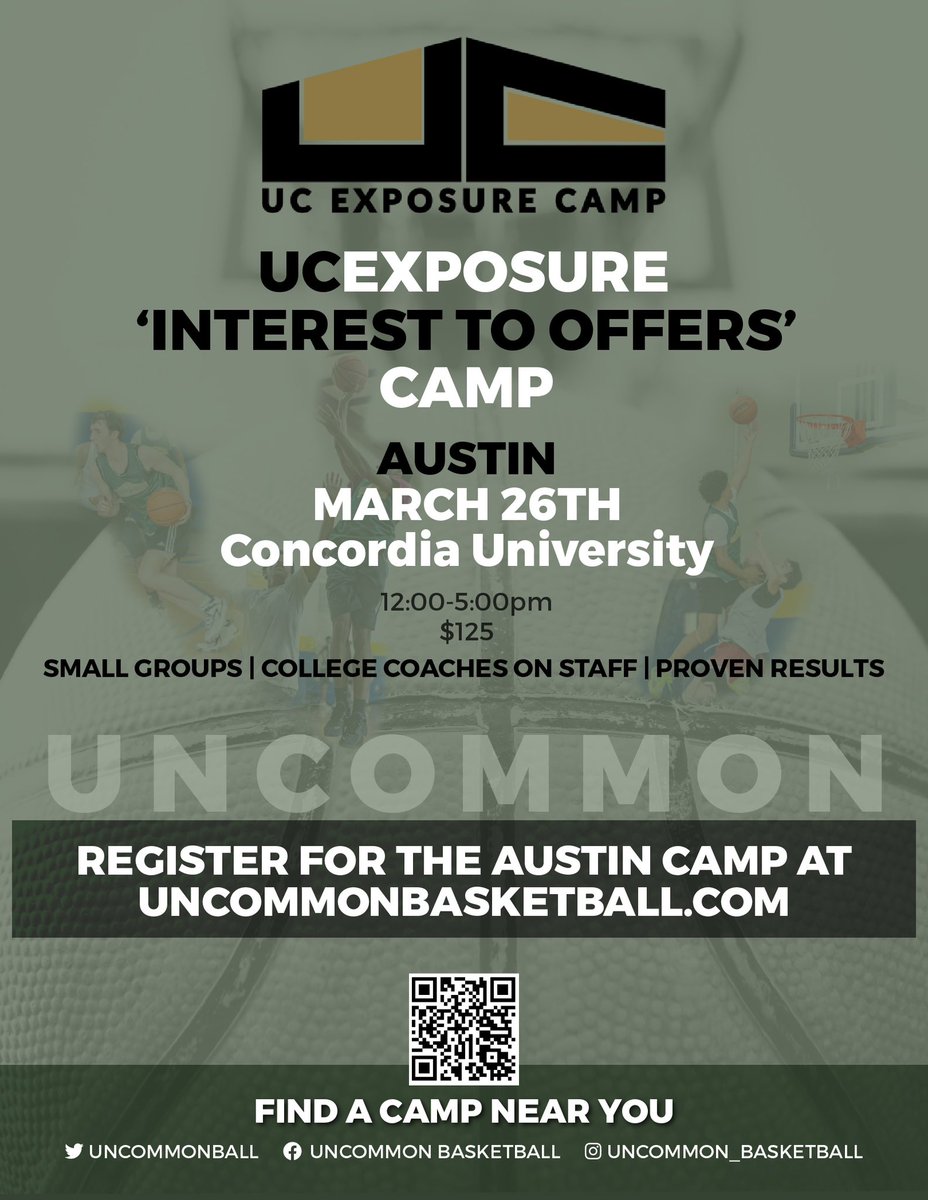 @PaelkeShane @CeroromoBragg @UOrangemen @HankampScott @GradyMajors @TheHoopSpill @CoastRecruits @Phenom_Hoops @Collegebbopens @eathoops A coach referred @PaelkeShane for an invite to the next camp!  Invited Sunday at Concordia University in ATX.  Open until filled #UCExposure #SmallGroups #BigResults