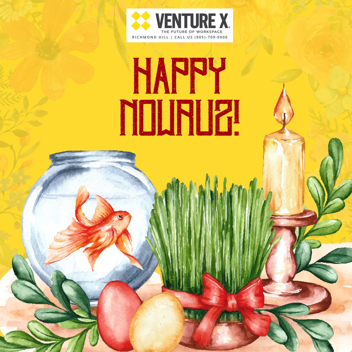 Happy Nowruz! Here's to a year filled with collaboration, community, and growth - both personally &amp; professionally. Let's make it an amazing one together! 🎉🤝
To learn more about our community, call us at 905-709-0000.
#HappyNowruz #PersianNewYear #SpringEquinox #HaftSeen