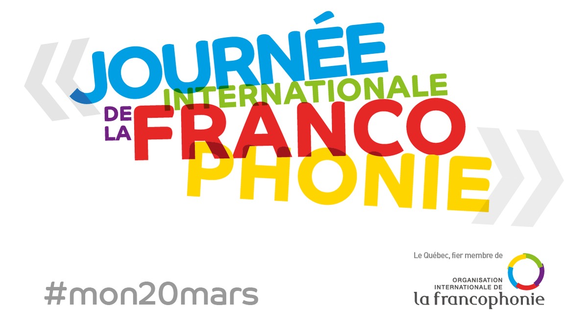 ¡El 20 de marzo celebramos el Dia internacional de la Francofonía! La promoción y difusión de la lengua francesa, una idioma que une a más de 321 millones de hablantes, es una prioridad para Quebec! #mon20mars <a href="/MRIF_Quebec/">Relations internationales du Québec</a>
